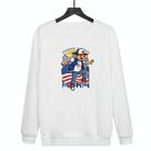 Boy Printed Casual Loose Round Neck Sweatshirt Print On Your Demand, Size:XXL(White) - 1
