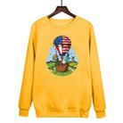 Balloon Printed Casual Loose Round Neck Sweatshirt Print On Your Demand, Size:S(Yellow) - 1