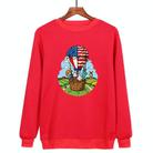 Balloon Printed Casual Loose Round Neck Sweatshirt Print On Your Demand, Size:XL(Red) - 1