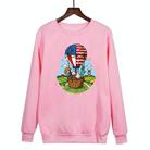 Balloon Printed Casual Loose Round Neck Sweatshirt Print On Your Demand, Size:XXL(Pink) - 1