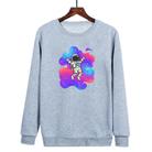 Astronaut Printed Casual Loose Round Neck Sweatshirt Print On Your Demand, Size:M(Grey) - 1