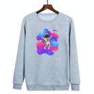 Astronaut Printed Casual Loose Round Neck Sweatshirt Print On Your Demand, Size:L(Grey) - 1