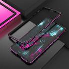 For Huawei Honor 30S Aluminum Alloy Shockproof Protective Bumper Frame(Black Purple) - 2