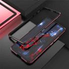 For Huawei Honor 30S Aluminum Alloy Shockproof Protective Bumper Frame(Black Red) - 2