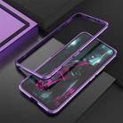 For Huawei Honor 30S Aluminum Alloy Shockproof Protective Bumper Frame(Purple) - 2