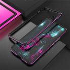 For Huawei Nova 7 Aluminum Alloy Shockproof Protective Bumper Frame(Black Purple) - 2