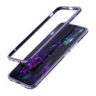 For Huawei Nova 7 Aluminum Alloy Shockproof Protective Bumper Frame(Purple) - 1