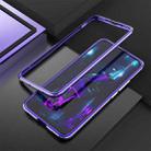 For Huawei Nova 7 Aluminum Alloy Shockproof Protective Bumper Frame(Purple) - 2