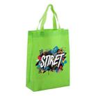 Alphabet Printed Non-woven Fabric Bag Print On Your Demand, Size:38x30x10cm(Fruit Green) - 1