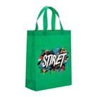 Alphabet Printed Non-woven Fabric Bag Print On Your Demand, Size:41x35x12cm(Grass Green) - 1