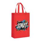 Alphabet Printed Non-woven Fabric Bag Print On Your Demand, Size:41x35x12cm(Red) - 1