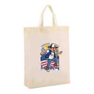 Boy Printed Non-woven Fabric Bag Print On Your Demand, Size:38x30x10cm(Beige) - 1
