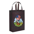 Balloon Printed Non-woven Fabric Bag Print On Your Demand, Size:35x25x10cm(Coffee) - 1
