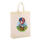 Balloon Printed Non-woven Fabric Bag Print On Your Demand, Size:38x30x10cm(Beige) - 1