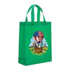 Balloon Printed Non-woven Fabric Bag Print On Your Demand, Size:41x35x12cm(Grass Green) - 1