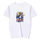 Boy Printed Round Neck Modal Short Sleeve T-shirt Print On Your Demand, Size:S(White) - 1