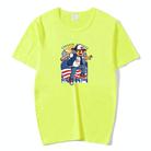 Boy Printed Round Neck Modal Short Sleeve T-shirt Print On Your Demand, Size:M(Grass Green) - 1