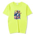 Boy Printed Round Neck Modal Short Sleeve T-shirt Print On Your Demand, Size:XXXL(Grass Green) - 1