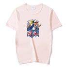 Boy Printed Round Neck Modal Short Sleeve T-shirt Print On Your Demand, Size:XXXXL(Orange) - 1
