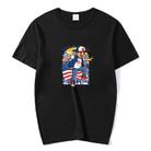 Boy Printed Round Neck Modal Short Sleeve T-shirt Print On Your Demand, Size:XXXXL(Pink) - 1