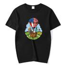 Balloon Printed Round Neck Modal Short Sleeve T-shirt Print On Your Demand, Size:L(Pink) - 1