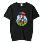 Balloon Printed Round Neck Modal Short Sleeve T-shirt Print On Your Demand, Size:XXXXXL(Pink) - 1