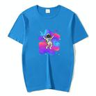 Astronaut Printed Round Neck Modal Short Sleeve T-shirt Print On Your Demand, Size:XXXXXL(Grey) - 1