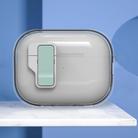 For AirPods Pro 2 Ice Crystals Wireless Earphones Case with Magnetic Switch(Transparent Mint Green) - 1