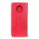 For Huawei Mate 40 Pro Magnetic Retro Crazy Horse Texture Horizontal Flip Leather Case with Holder & Card Slots & Photo Frame(Red) - 3