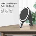 Magnetic Clip Phone Holder Belt Clip Bracket(Grey Plating) - 4