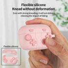 For Sony LinkBuds S Retro Game Console Style Silicone Earbuds Case(Pink) - 3