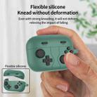For Sony LinkBuds S Retro Game Console Style Silicone Earbuds Case(Green) - 3