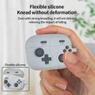 For Sony LinkBuds S Retro Game Console Style Silicone Earbuds Case(Grey) - 3