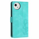 For Sharp Aquos wish5 Tulips Embossed Leather Phone Case with Lanyard(Green) - 3