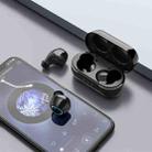 REMAX TWS-16 Bluetooth 5.0 Metal True Wireless Bluetooth Music Earphone with Charging Box(Black) - 3