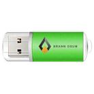 Colorful Metal USB 2.0 Flash Drive Print On Your Demand, Memory:128GB(Green) - 1