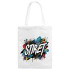 Alphabet Printed Canvas Handbag Digital Print On Your Demand, Size:35x30cm(White) - 1