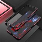 For Huawei Honor X10 Aluminum Alloy Shockproof Protective Bumper Frame(Black Red) - 2