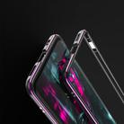For Huawei P40 Aluminum Alloy Shockproof Protective Bumper Frame(Black Purple) - 3