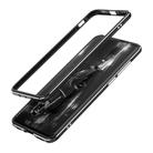 For Huawei P40 Aluminum Alloy Shockproof Protective Bumper Frame(Black) - 1