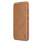 For Samsung Galaxy S25 5G NILLKIN QIN Series Pro Sliding Camera Cover Design Leather Phone Case(Brown) - 10