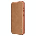 For Samsung Galaxy S25+ 5G NILLKIN QIN Series Pro Sliding Camera Cover Design Leather Phone Case(Brown) - 10