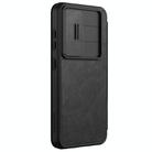 For Samsung Galaxy S25+ 5G NILLKIN QIN Series Pro Sliding Camera Cover Design Leather Phone Case(Black) - 2