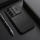 For Samsung Galaxy S25+ 5G NILLKIN QIN Series Pro Sliding Camera Cover Design Leather Phone Case(Black) - 7