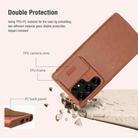 For Samsung Galaxy S25 Ultra 5G NILLKIN QIN Series Pro Sliding Camera Cover Design Leather Phone Case(Black) - 4
