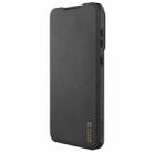 For Samsung Galaxy S25 Edge 5G NILLKIN QIN Series Pro Sliding Camera Cover Design Leather Phone Case(Black) - 2