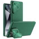 For Samsung Galaxy S25 Ultra 5G NILLKIN CamShield Prop MagSafe Magnetic PC Phone Case(Green) - 1