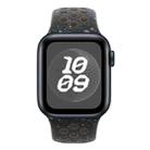 For Apple Watch 46mm / 49mm / 45mm / 44mm Coloful Silicone Watch Band(Midnight Black Brown) - 3