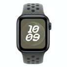 For Apple Watch 46mm / 49mm / 45mm / 44mm Coloful Silicone Watch Band(Midnight Green Black) - 3