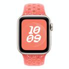 For Apple Watch 46mm / 49mm / 45mm / 44mm Coloful Silicone Watch Band(Orange Pink) - 3